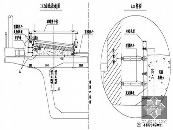 无砟轨道底座板大块整体钢模施工工法（桥梁施工 支承层施工）-工艺原理