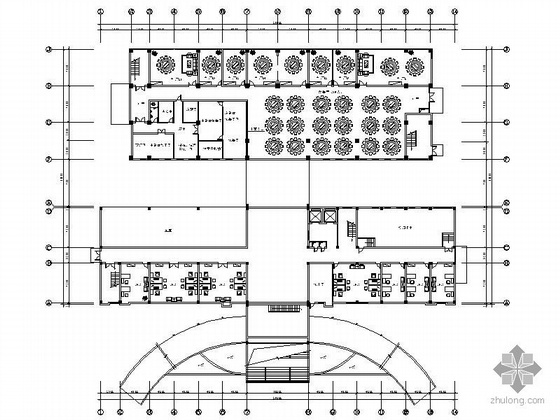七层教学办公楼建筑高度资料下载-七层机关办公楼装修图