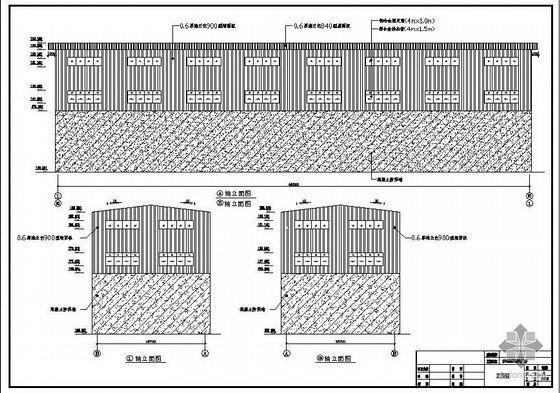 水电站钢结构厂房施工资料下载-某水电站厂房建筑结构图