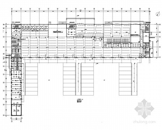 单层建筑电气施工图资料下载-一级客运枢纽项目强弱电施工图150张（2015最新设计 多建筑）