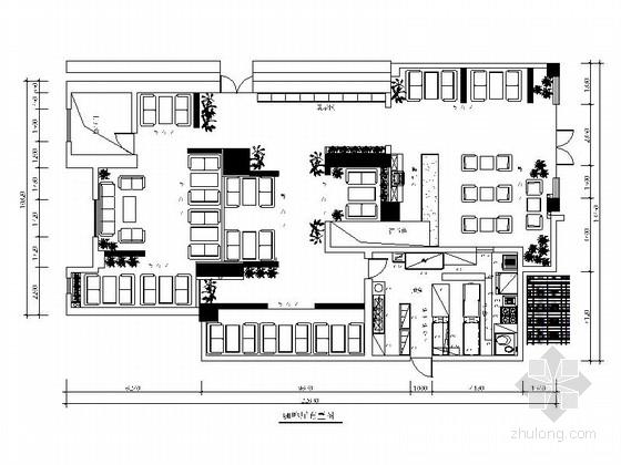 cad室内立面咖啡店资料下载-[北京]某名品咖啡店室内精装修施工图（含效果）