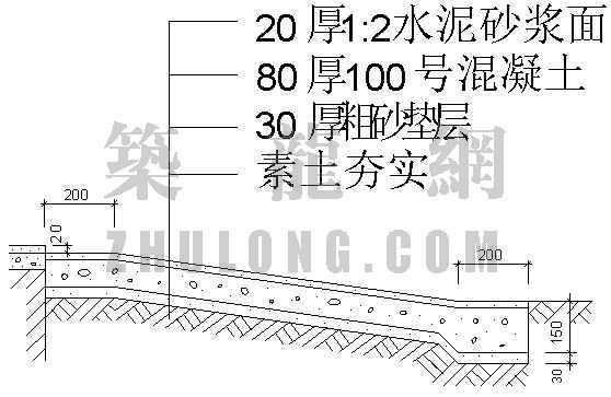 室外木桌做法详图资料下载-室外构造详图
