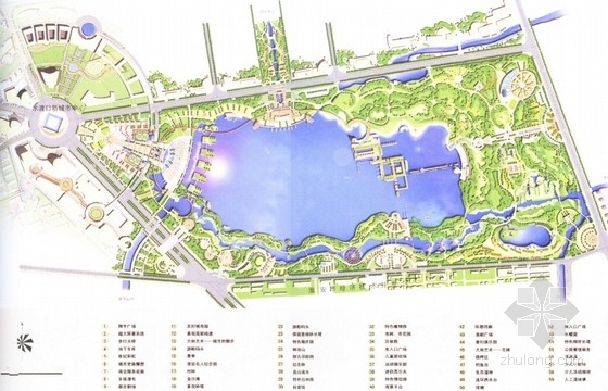 江苏省公园规划设计方案资料下载-[江苏淮安]城市滨水公园景观规划设计方案