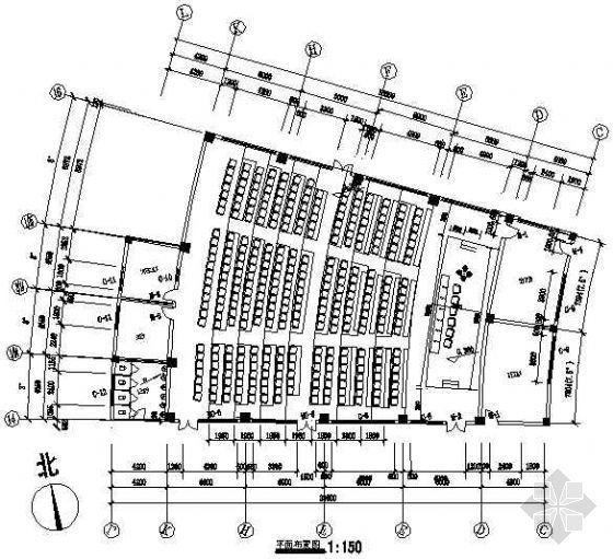 大会议室布置资料下载-某大学阶梯大会议室装修图