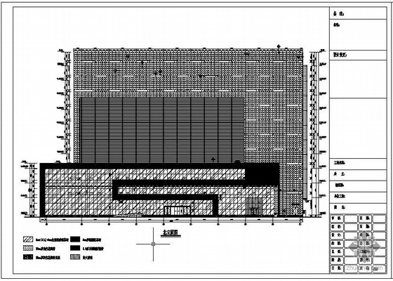 幕墙门大样资料下载-某通信公司开发区生产经营楼工程幕墙设计图(含计算书)