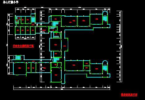 行政楼、教学楼建筑施工图图纸