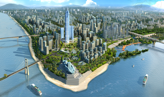 世界高层建筑高度排名资料下载-重庆江北嘴国际金融中心（IFC）项目