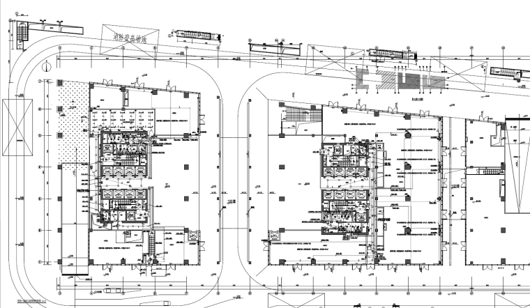 深圳2层变电站建筑图纸资料下载-深圳办公及生产研发综合楼强弱电施工图