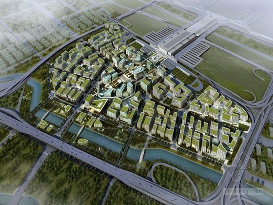 商业规划方案文本模板资料下载-[上海]大型商业区规划设计方案文本