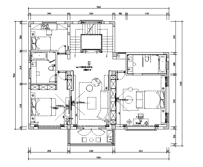 自建10层住宅施工图资料下载-[浙江]现代中式风格自建别墅设计施工图（附效果图）