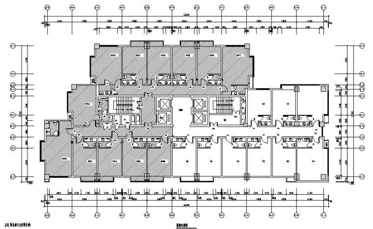 [江西]科技公司办公大楼设计施工图（附效果图）-原始结构图