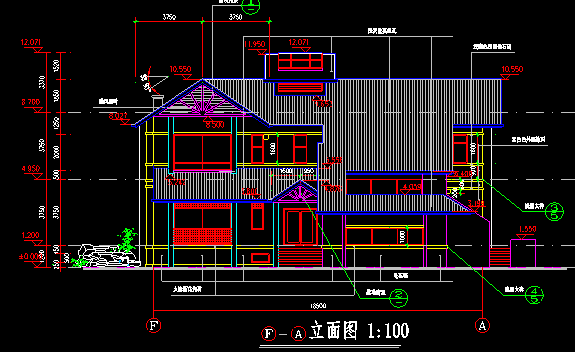 广州二沙岛南堤豪华别墅全套施工图