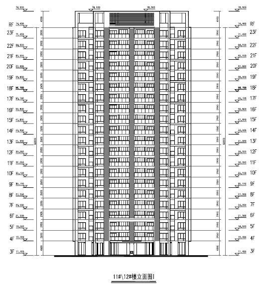 [广东]高层现代风格塔式住宅楼建筑设计方案文本-高层现代风格塔式住宅楼建筑李阿敏图