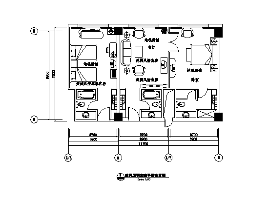 泰安艾威茵大酒店建筑施工图（五星级全套CAD施工图） (7)