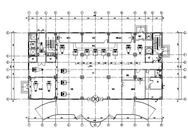 超高层钢结构建筑加强层资料下载-信阳超高层酒店暖通设计施工图（排版工整）