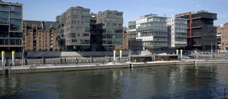 景观步行栈桥资料下载-Hafencity的滨水城市公共空间景观