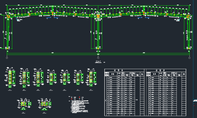 90mX66m门钢结构仓库（建筑、结构、电气、给排水）_2