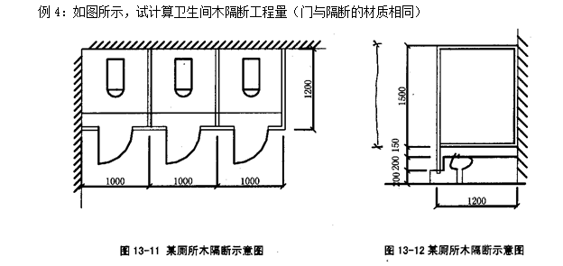 建筑装饰工程量计算方法实例-例4