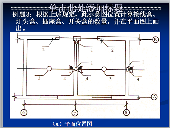 电气施工配管配线工程量计算-例题3