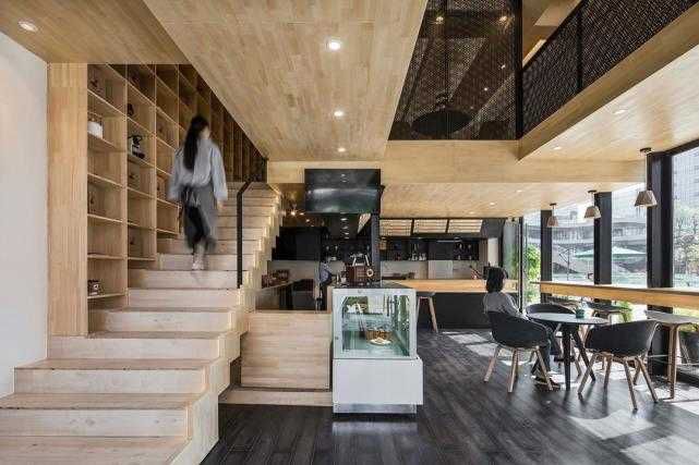 一层咖啡厅建筑设计资料下载-65㎡咖啡厅