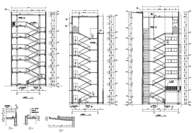 [江苏]六层框架结构医院综合楼建筑施工图-六层框架结构医院综合楼建筑详图
