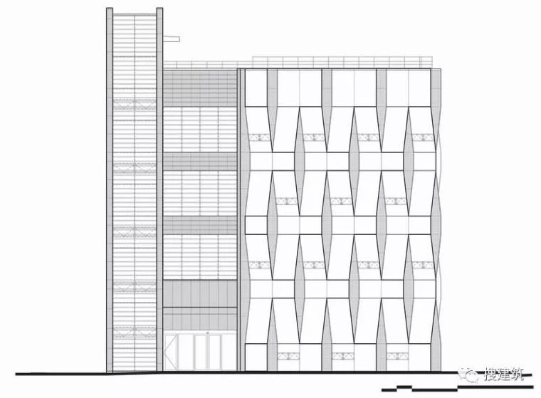 立面不同的“小体量”办公楼立面_34
