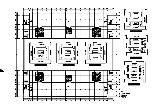 大型超市CAD施工图资料下载-大型超市平面图合集