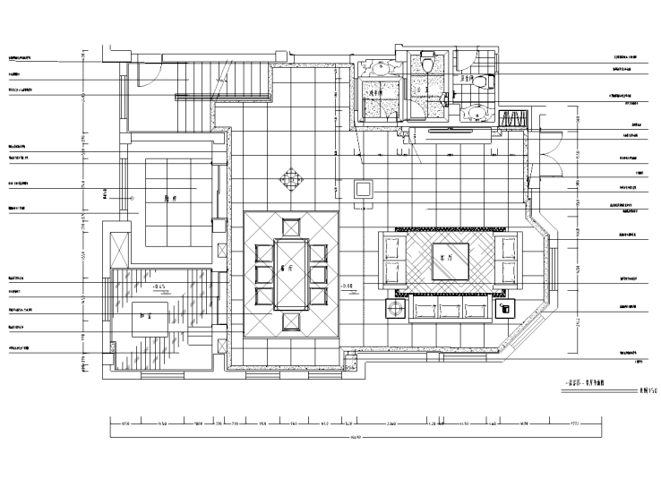 住宅室内装修施工资料下载-[广东]某二层别墅室内装修施工图