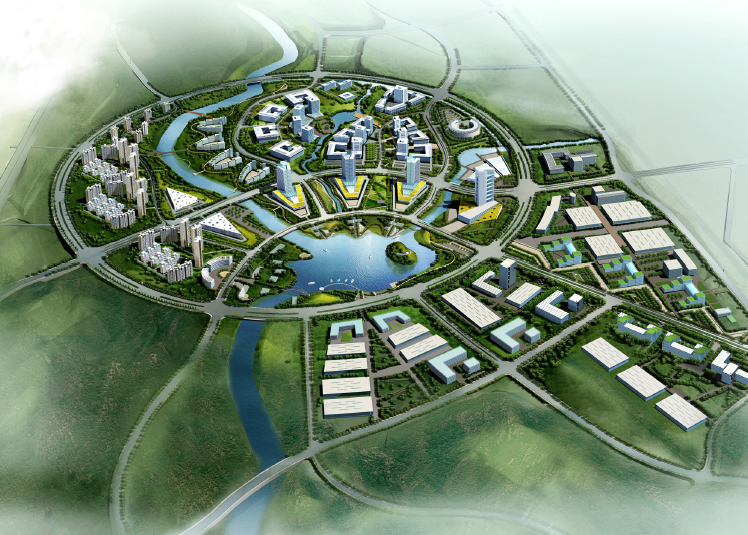 工业园城市规划设计资料下载-[山西]太原工业园区启动区重点地段城市设计方案文本