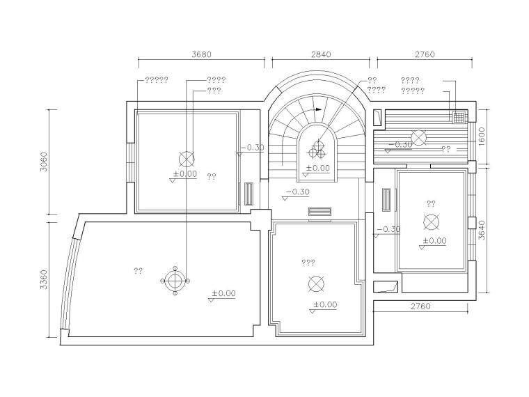 214套别墅室内装饰户型布局CAD设计图（附预算图集）-DBDP002-Model