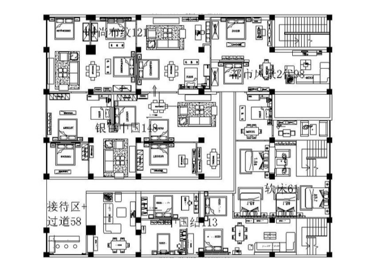 家居空间室内设计图纸资料下载-[四川]时尚简约家居销售展厅室内设计详细施工图