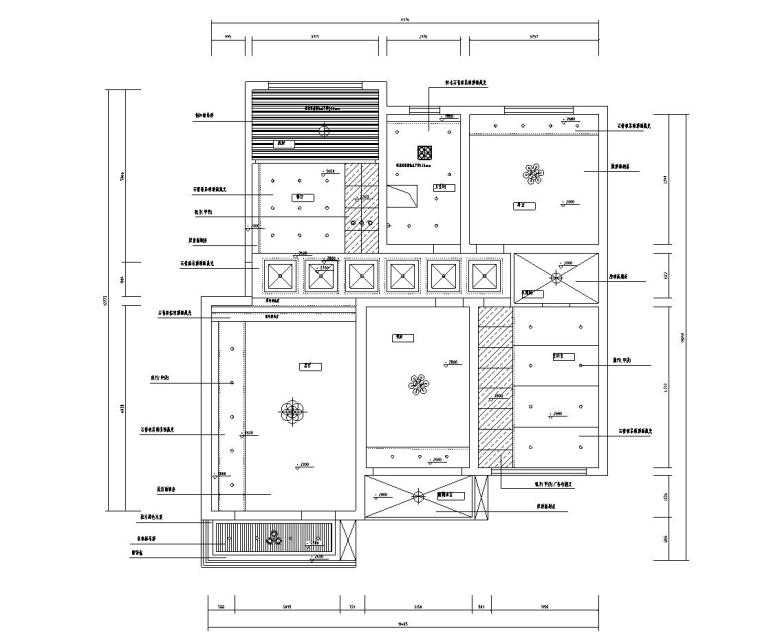室内设计施工图图纸资料下载-现代红色调施工图室内设计（附效果图）