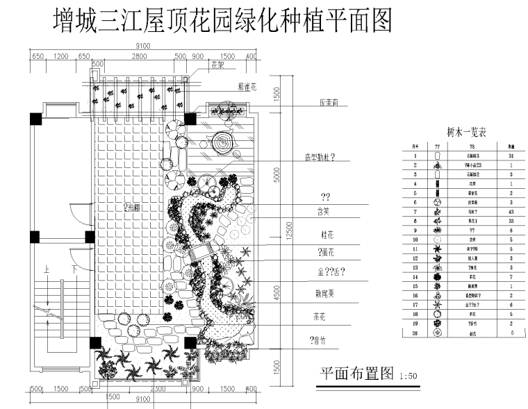 23套屋顶花园绿化方案设计1-10-7_看图王