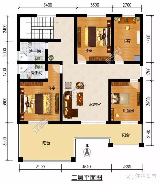 10套经典新农村自建房图纸分享，个个都是经典-户型八：2.jpg