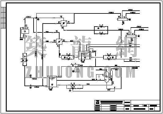 二次蒸汽资料下载-蒸汽炉系统图