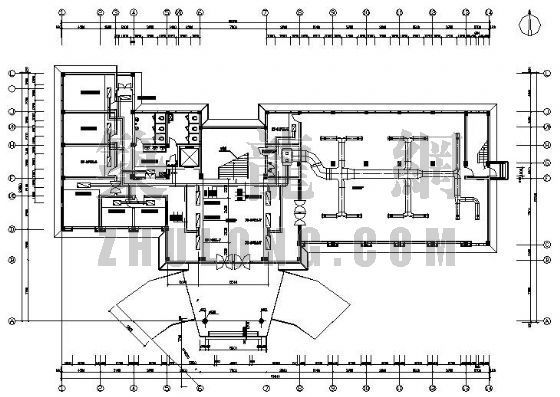 综合业务楼地暖毕业设计资料下载-某海关综合业务楼空调设计图