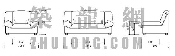 中式沙发椅子cad资料下载-沙发椅子17