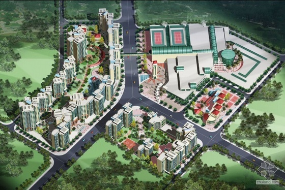 高档社区景墙设计资料下载-深圳高档社区景观规划方案