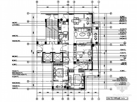 样板房装饰施工方案资料下载-[杭州]高档住宅区现代简约三居室样板间室内装修施工图（含效果）
