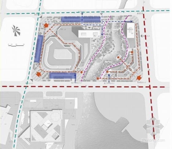 [上海]高档台湾风情式商业综合体及单体建筑建筑设计方案文本-高档台湾风情式商业综合体及单体建筑建筑分析图