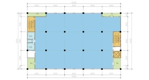 [四川]现代化小栋型高密度集约型工业园区建筑设计方案文本-现代化小栋型高密度集约型工业园区建筑平面图