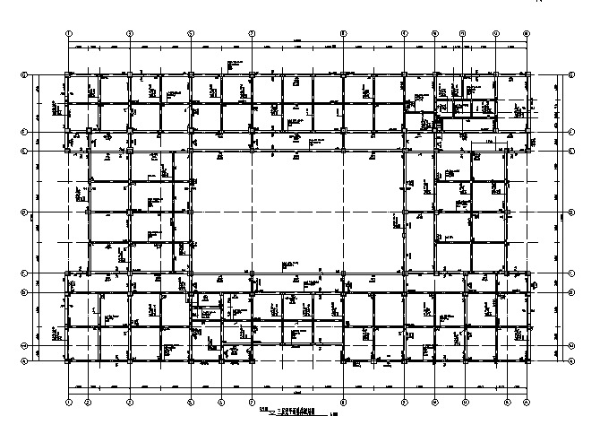 4层框架办公楼施工图资料下载-[江苏]5层框架结构办公楼结构施工图（2013）