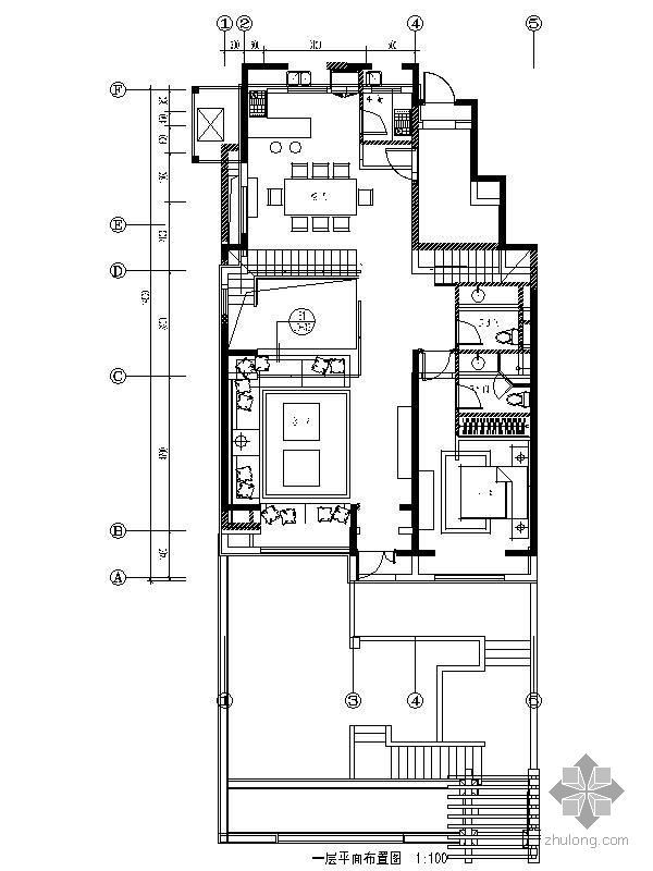 别墅CAD施工图加实景资料下载-[北京]叠拼别墅施工图（含实景）