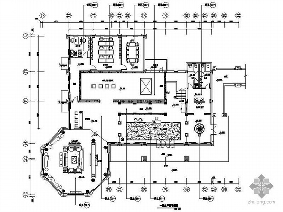 新古典主义庭院设计资料下载-新古典主义销售中心装修图