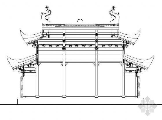 观音平面cad素材资料下载-嵊州市慧安寺复建工程观音殿施工图