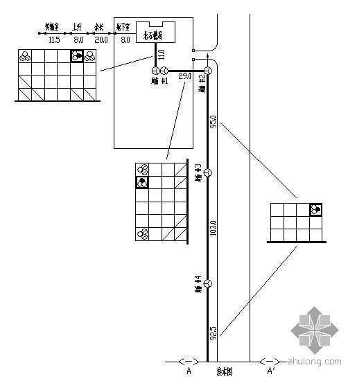 某电信规划架空光缆施工图