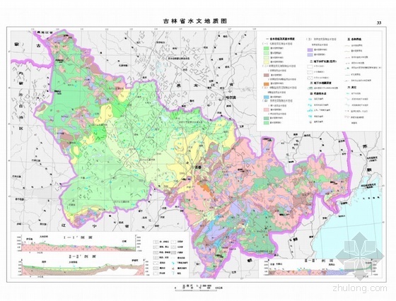 水文地质勘察设计方案资料下载-吉林省水文地质图