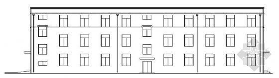 三层温泉会馆方案设计资料下载-某市三层医院办公楼建筑方案设计