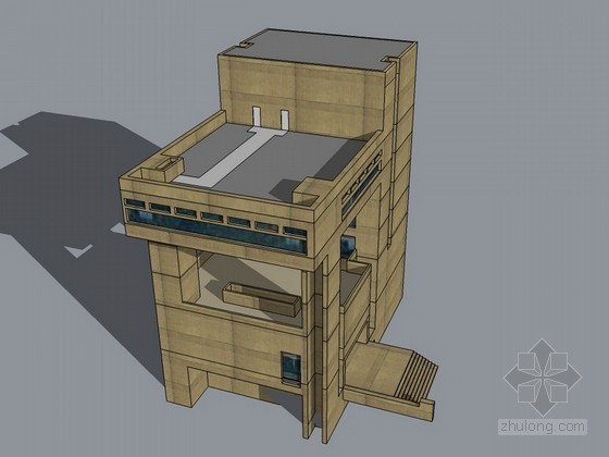 建筑安装第四套图集资料下载-四套贝聿铭作品SketchUp建筑模型