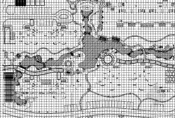 居住小区景观改造施工图资料下载-[安徽]高档居住小区园林景观水景设计施工图